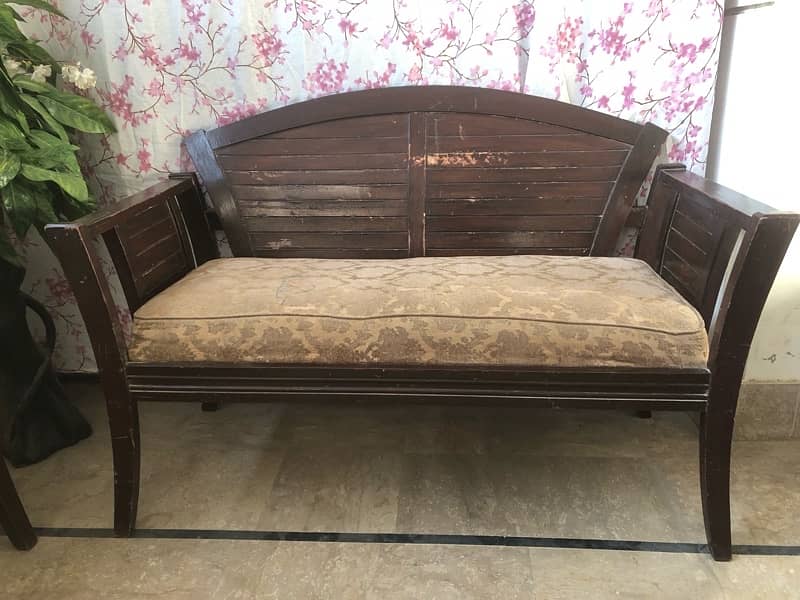 Wooden Sofa set 3