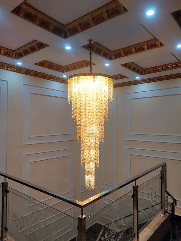 Fanooos crystal chandelier jhoomer k9 15