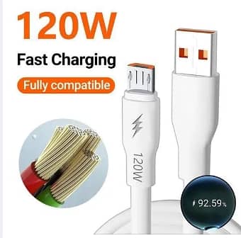 TYPE C CHARGING CABLE Super Fast Charging Micro USB & IOS iphone Cable 0