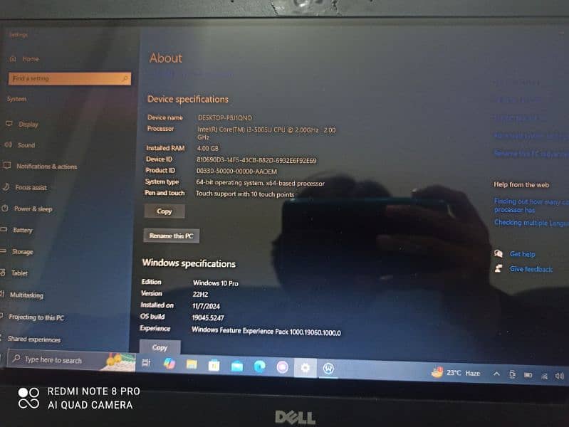 dell core i3 touch screen 1