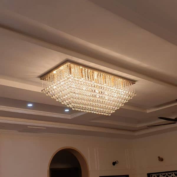 hanging lights fanoos crystal chandelier 15