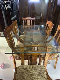 dining table with chairs