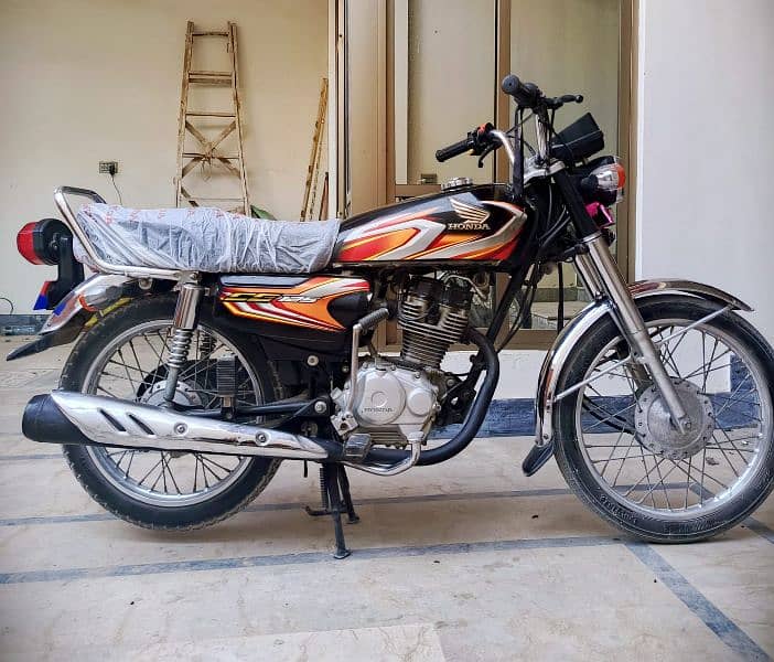 Honda CG125 2022 Multan Number 0