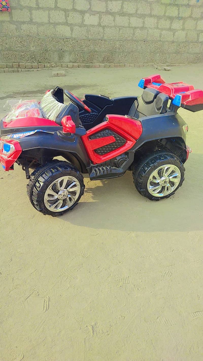 Baby jeep with remot control,lights,usb,music system,three motors 0