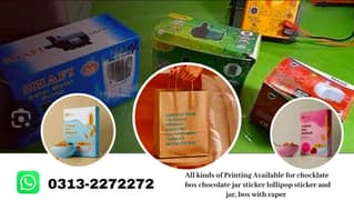 All kinds of Printing /chocklate box/chocolate jar sticker/cartone box