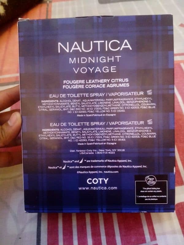 Nautica Midnight Voyage Eau de Toilette for Men BLUE 1.6 Fl Oz 1