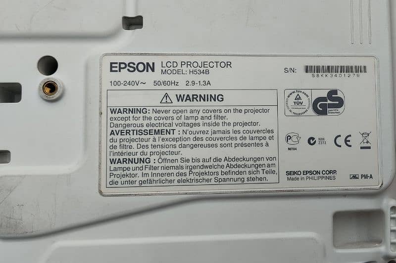 Epson projector EB-SO2h 3