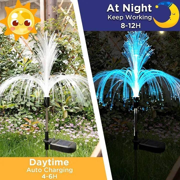 "Light-Emitting Jellyfish Light | Solar LED Color Changing Garden Lamp 3