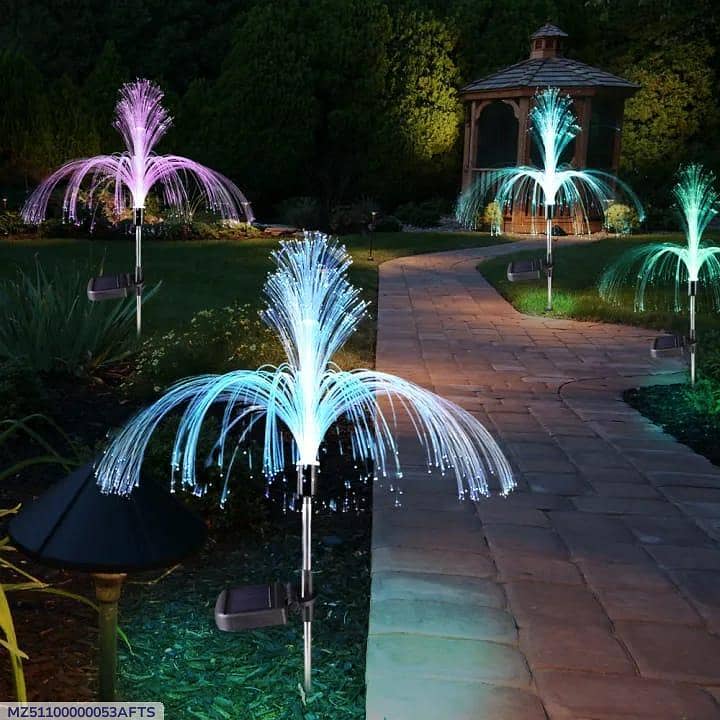 "Light-Emitting Jellyfish Light | Solar LED Color Changing Garden Lamp 6