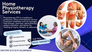 Physiotherapist SERVICES/Home physiotherapist فزیوتھراپی ھوم سروس