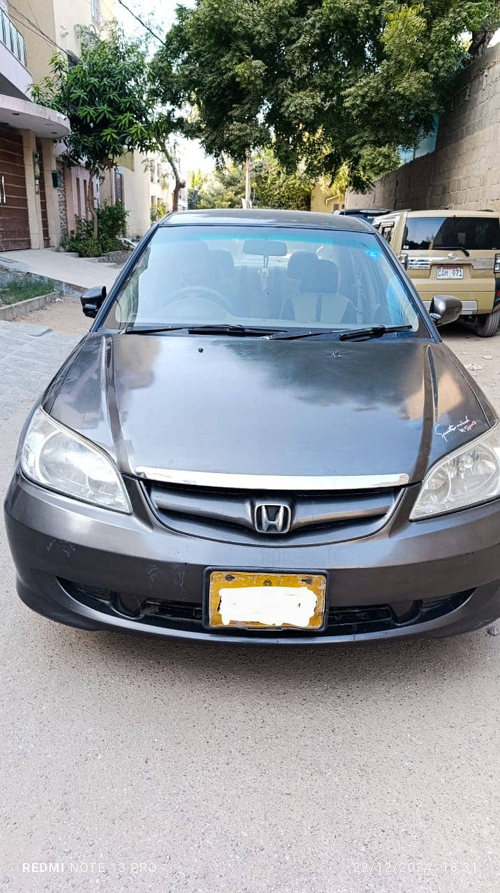 Honda Civic EXi 2005 Gun Metalic Color 0