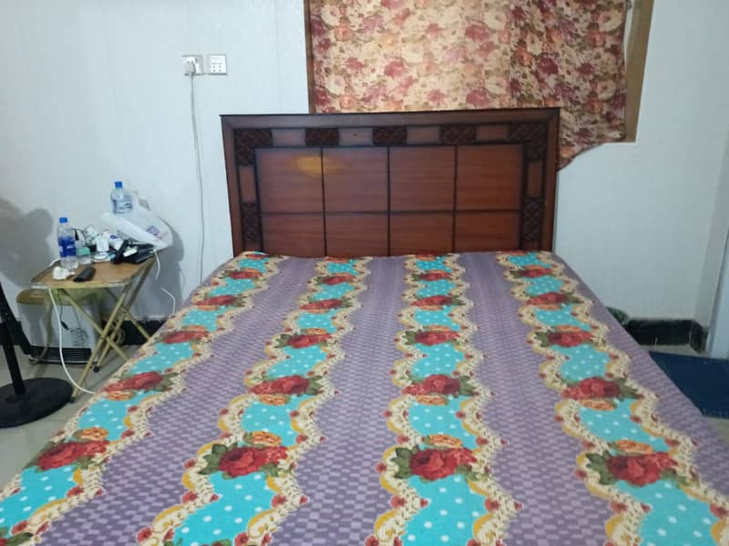 Double Bed with Spring Mattress for sale 1