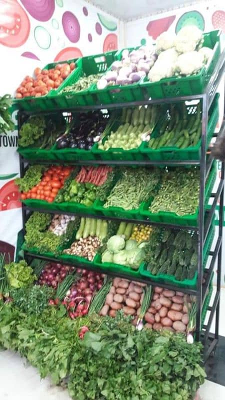 Vegetables Racks, Wall Display Racks 1