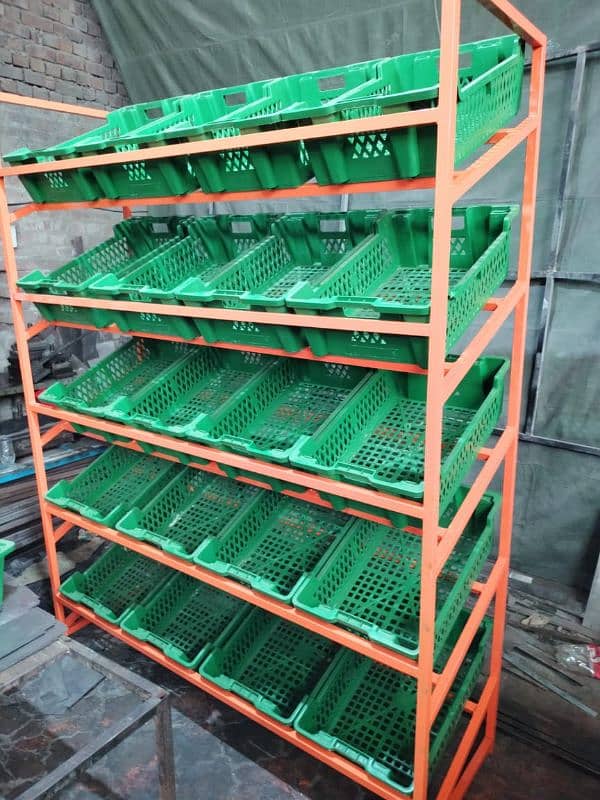 Vegetables Racks, Wall Display Racks 5