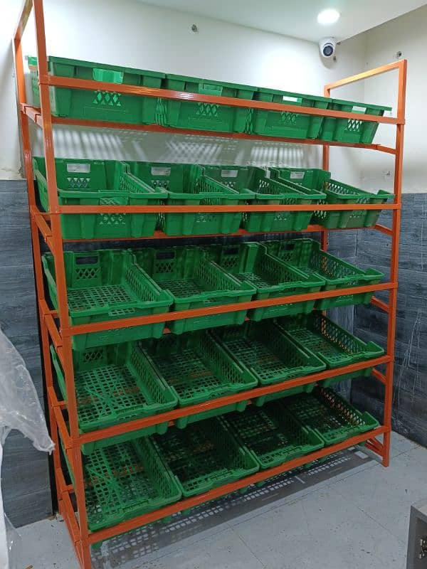 Vegetables Racks, Wall Display Racks 6