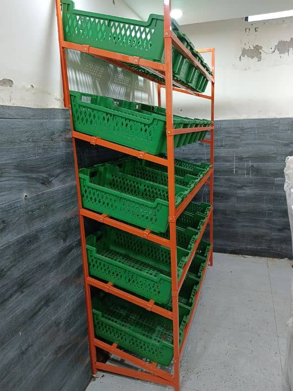 Vegetables Racks, Wall Display Racks 7