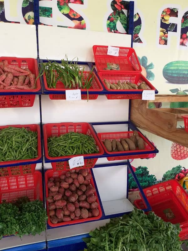 Vegetables Racks, Wall Display Racks 9