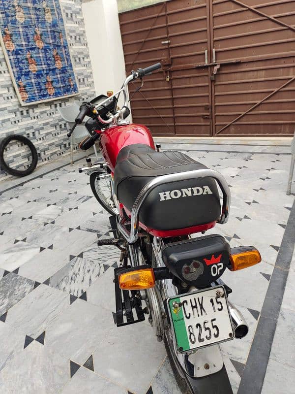 Honda cd 70 2015 model fresh bike 5