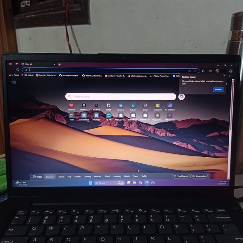 Levono v14 g3 | Intel Core i5 12th Gen | 8 GB Ram | 256 GB NVME 1