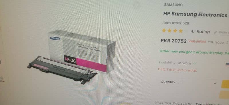 HP Samsung CLT M406S Toner Magenta 2