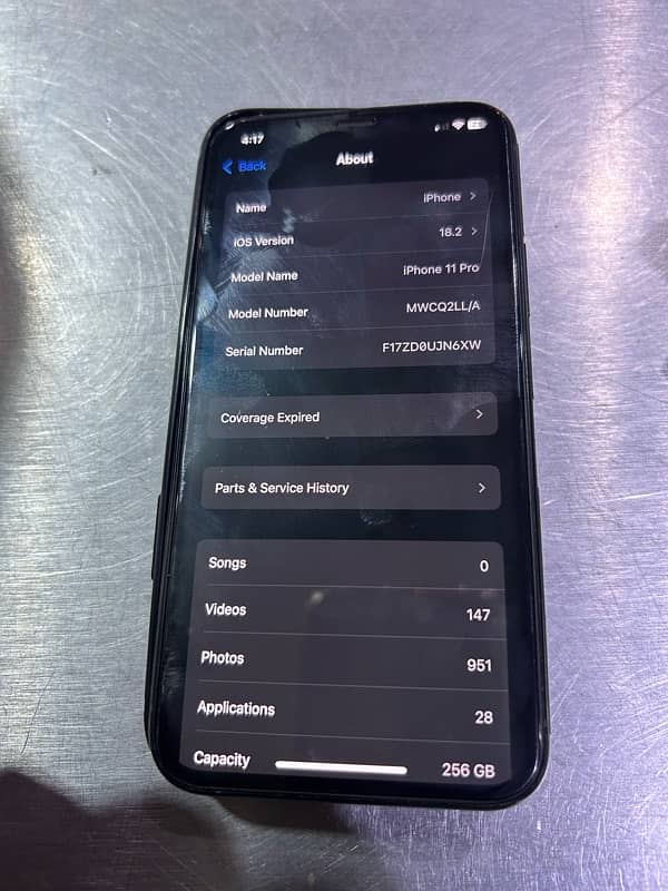 iPhone 11 Pro PTA 256gb 1