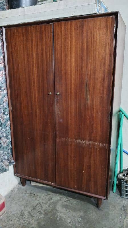 Antique pore wooden clothes Wardrobe for sale 0