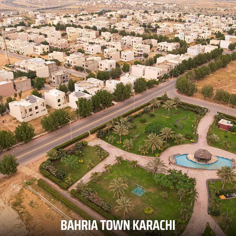 125 SQ RESIDENTIAL PLOT FOR SALE IN BAHRIA TOWN KARACHI 8