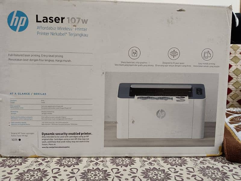 HP Laser 107 w printer for sale 6