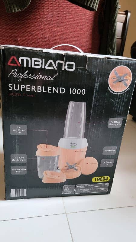 Ambiano SUPERBLEND 1000W Smoothie Maker NEW IMPORTED 0