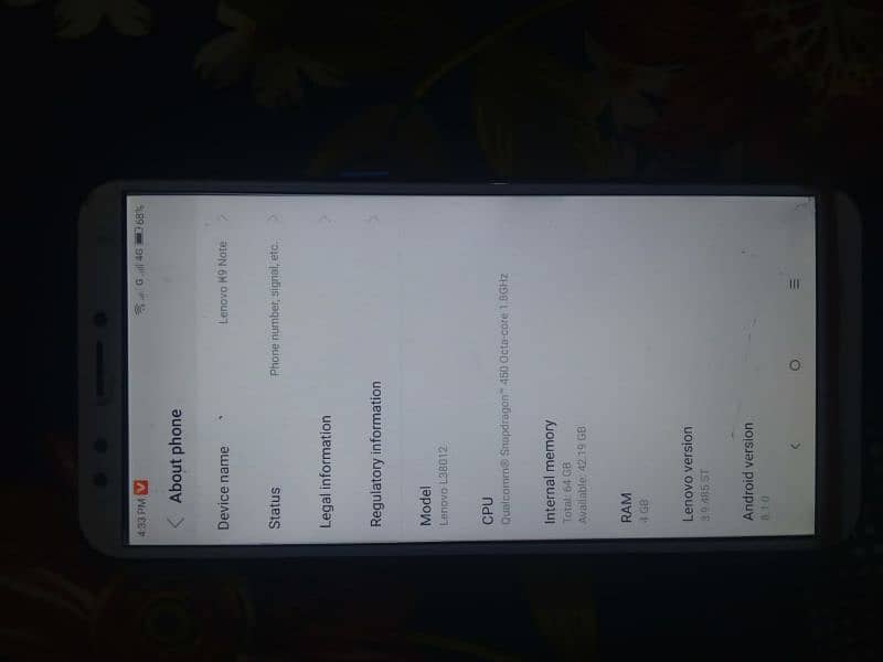 lenovo k9note 3