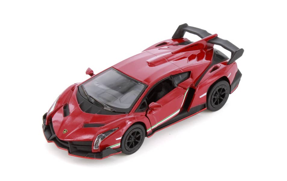 Lamborghini Veneno, Red - Kinsmart 5367D - 1/36 scale Diecast Car 4