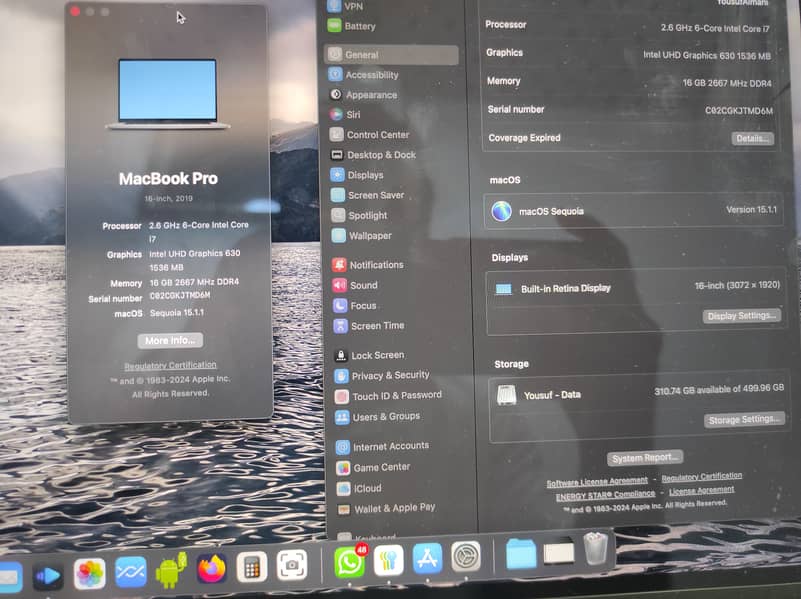 Macbook Pro 2019 16-inch 2