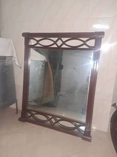 Wooden mirror