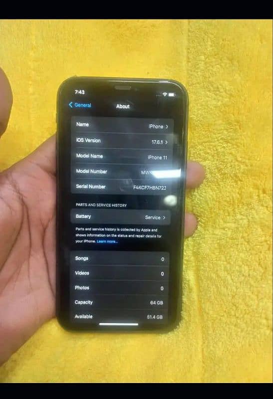 Iphone 11 64gb jv only set jet black 1