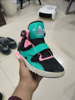 ADIDAS Teal and Pink sneakers