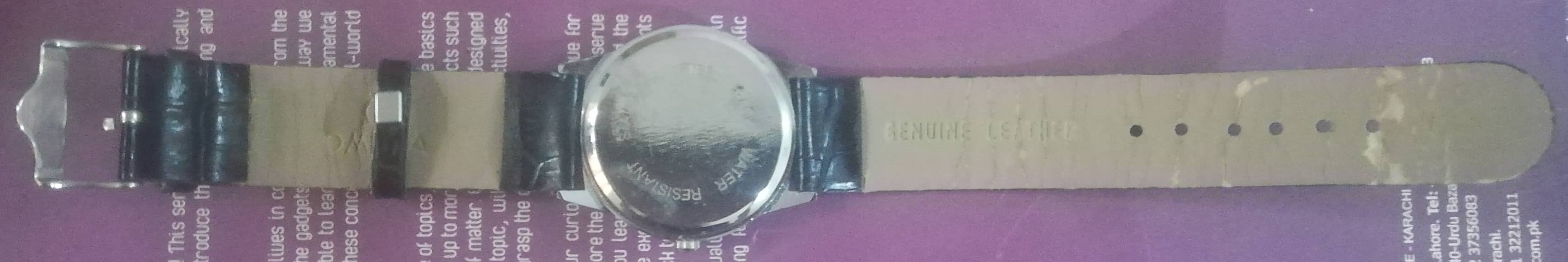 Omega quartz wrist watch 2