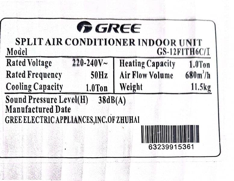 Gree AC (Air Conditioner) 0