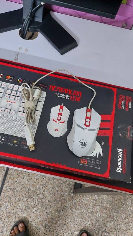 Redragon Gaming keyboard + mouse (Yaksa/nemean lion) 10