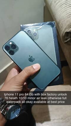 11 pro 64 gb factory unlock 10/10 condition