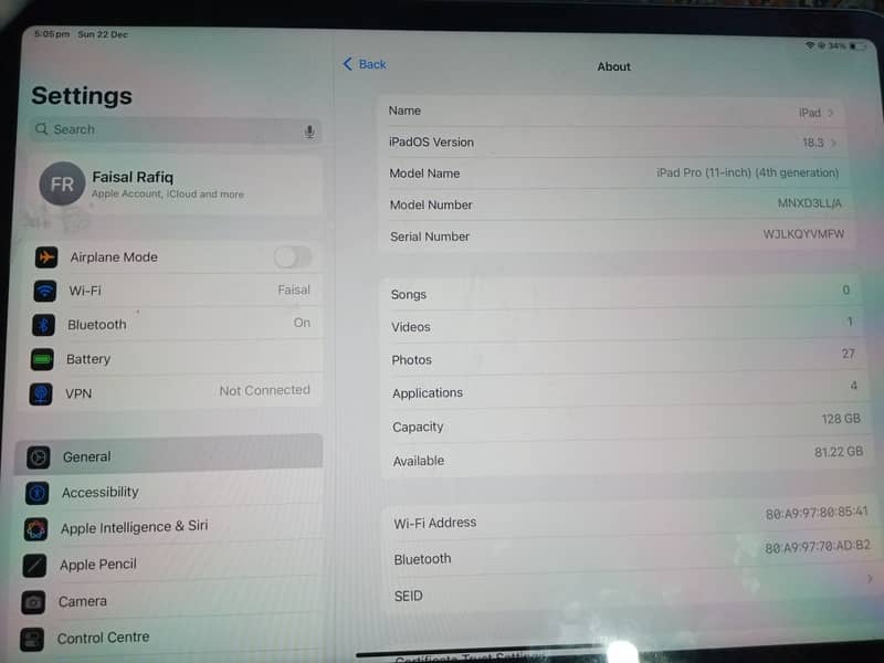 Apple ipad pro m2 11inch 0