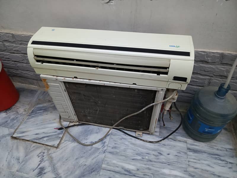 PEL Split AC (used) 1.5 ton cool life model without pipes 2