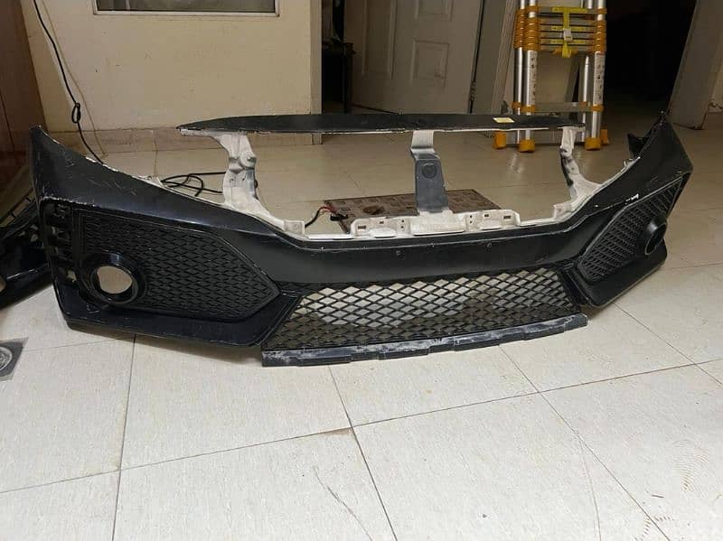 civic typeR front bumper 1