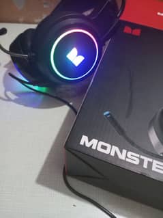 BST quality GAMING RGB MONSTER headphones with 3.5mm mice .