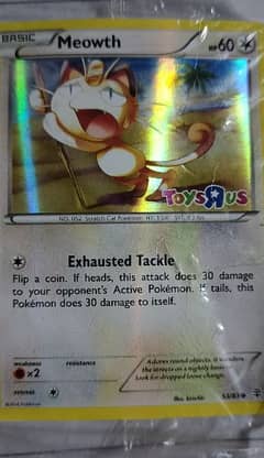 2016 MEOWTH Pokemon Generations Toys R Us