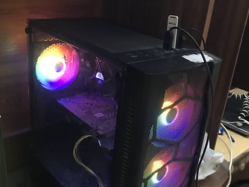 RGB GAMING PC WITH GALAX 1060 GPU BEST FOR GAMING AND EDITING 1