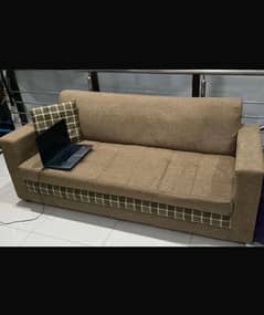 7 seater brown sofa set