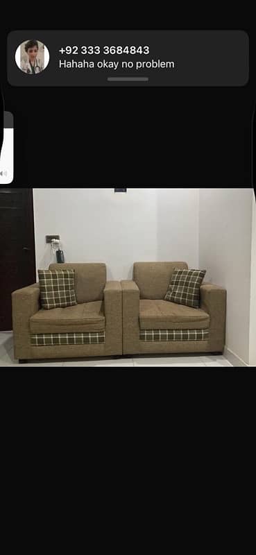 7 seater brown sofa set 2