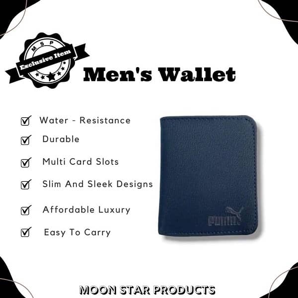 men’s  high quality  premium  wallet 0