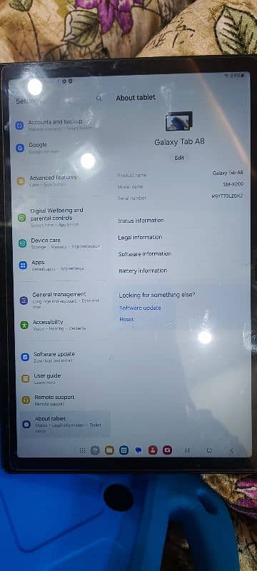 samsung tab A8 . . 64 GB 6