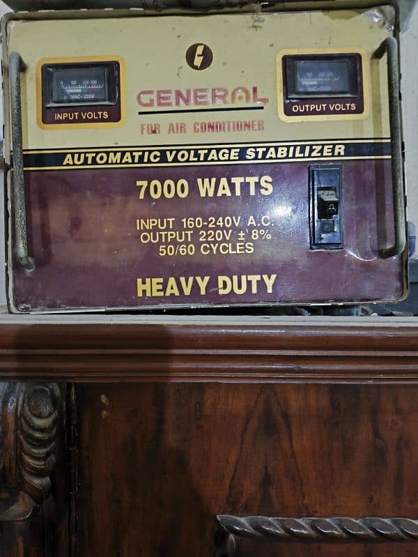 General Stabilizer 7000 Watts 0